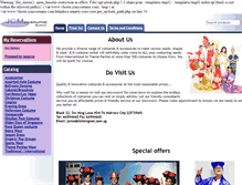 Tablet Screenshot of jcmcostume.com